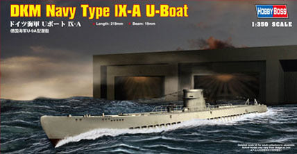 HB83506 HobbyBoss 1/350 DKM Navy Type lX-A U-Boat Plastic Model Kit [83506]