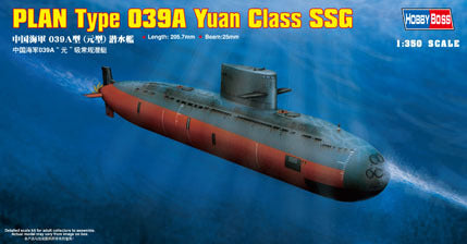 HB83510 HobbyBoss 1/350 PLAN Type 039A Yuan Class SSG Plastic Model Kit [83510]