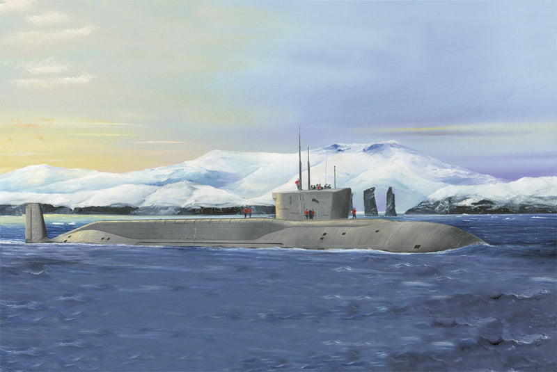 HB83520 HobbyBoss 1/350 Russian Navy Project 955 Borei-Yuri Dolgoruky SSBN Plastic Model Kit [83520]