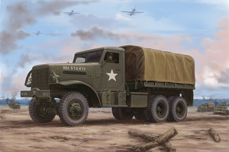 HB83801 HobbyBoss 1/35 White 666 Cargo(Hard Top) Plastic Model Kit [83801]
