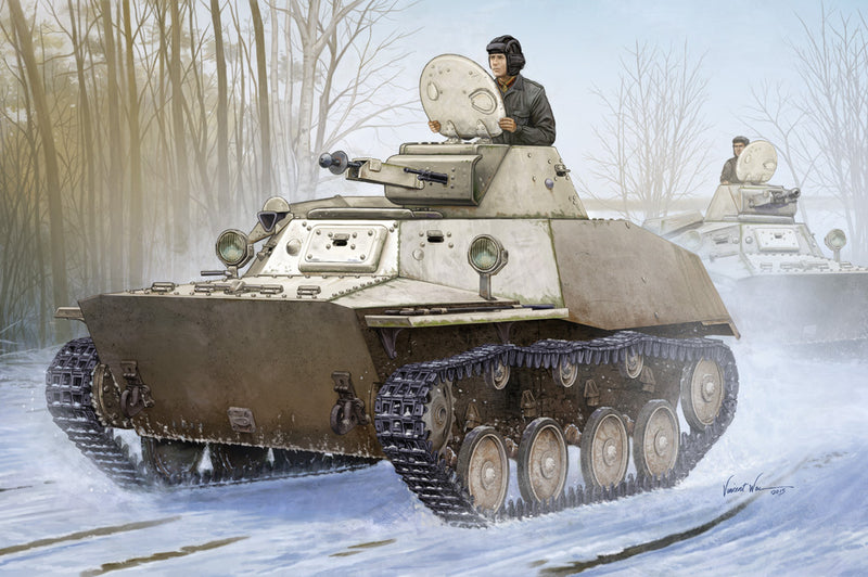 HB83826 HobbyBoss 1/35 Russian T-40S Light Tank Plastic Model Kit [83826]