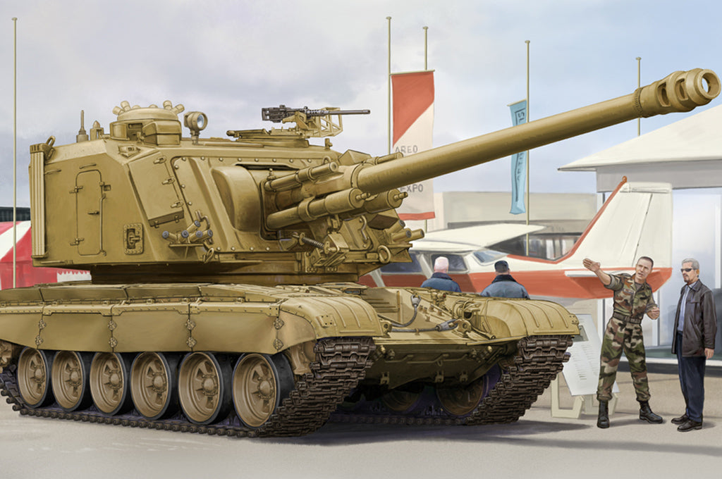 HB83835 HobbyBoss 1/35 GCT 155mm AU-F1 SPH Based on T-72 Plastic Model Kit [83835] HobbyBoss