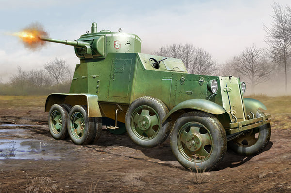 HB83838 HobbyBoss 1/35 Soviet BA-3 Armor Car Plastic Model Kit [83838]
