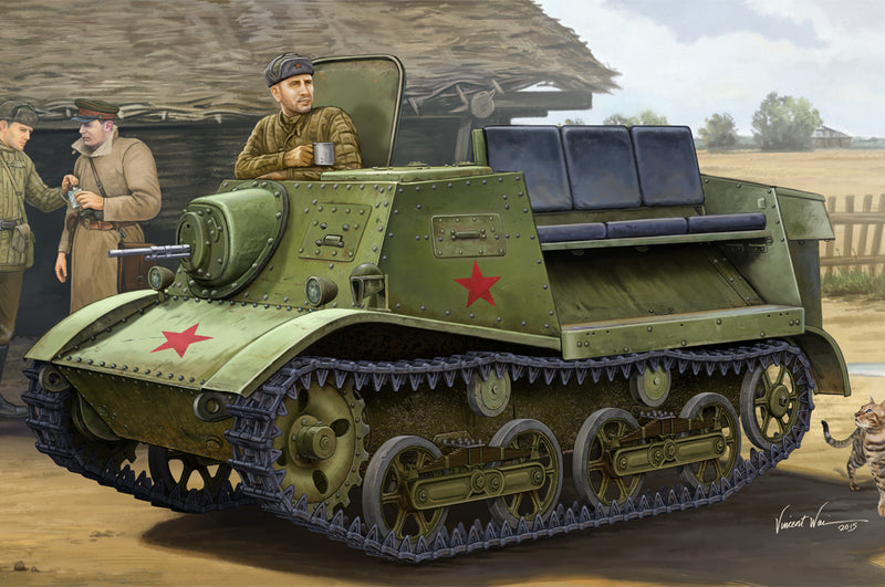 HB83847 HobbyBoss 1/35 Soviet T-20 Armored Tractor Komsomolets 1938 Plastic Model Kit [83847]