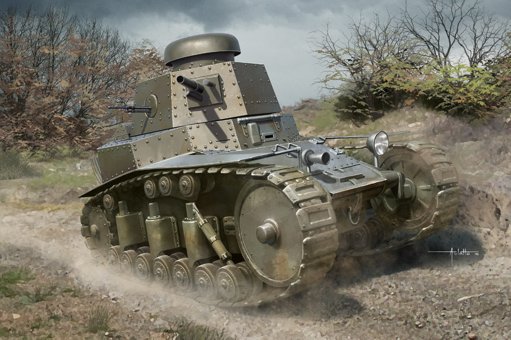 HB83873 HobbyBoss 1/35 Soviet T-18 Light Tank MOD1927 Plastic Model Kit [83873] HobbyBoss