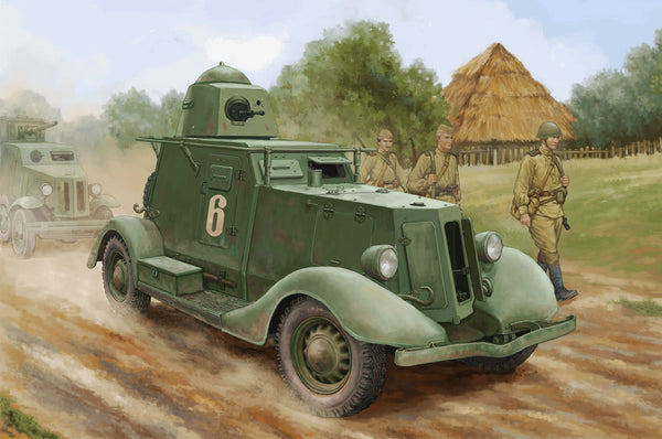 HB83882 HobbyBoss 1/35 Soviet BA-20 Armored Car Mod.1937 Plastic Model Kit [83882]