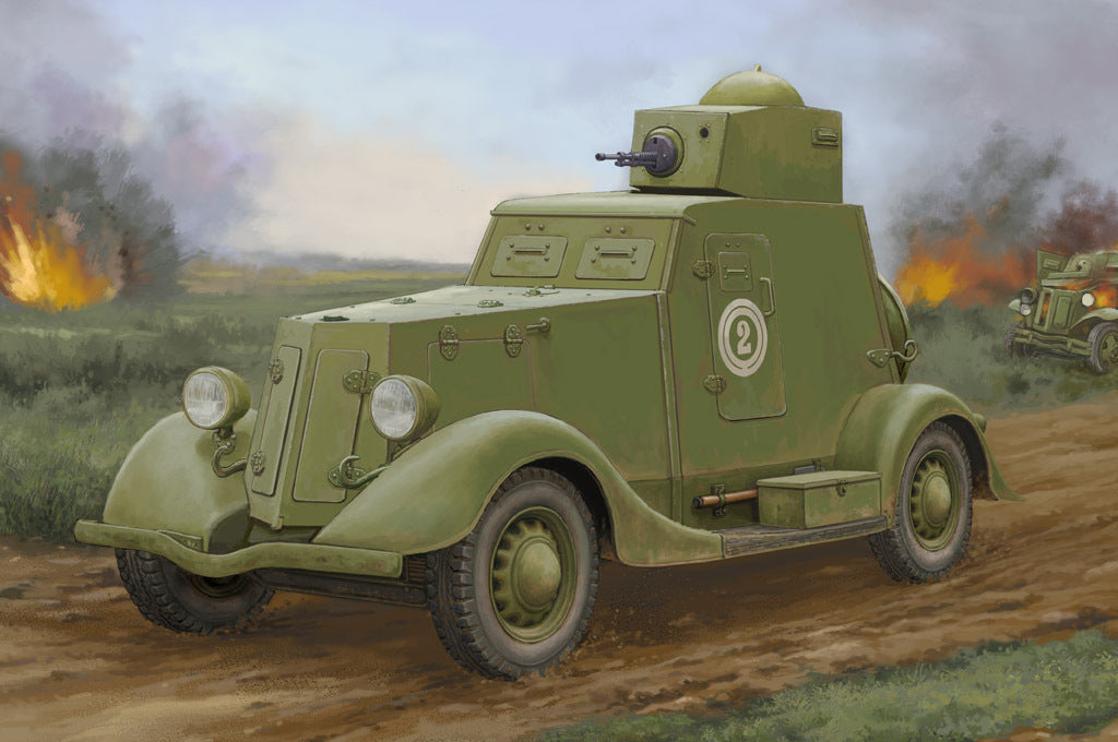 HB83883 HobbyBoss 1/35 Soviet BA-20 Armored Car Mod.1939 Plastic Model Kit [83883] HobbyBoss