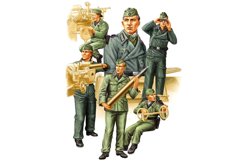 HB84407 HobbyBoss 1/35 German SPG Crew Vol.2 Plastic Model Kit [84407] HobbyBoss