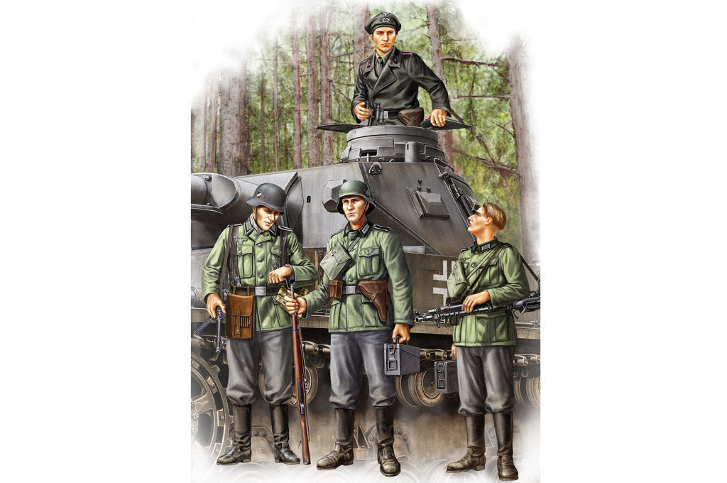 HB84413 HobbyBoss 1/35 German Infantry Set Vol.1 (Early) Plastic Model Kit [84413] HobbyBoss