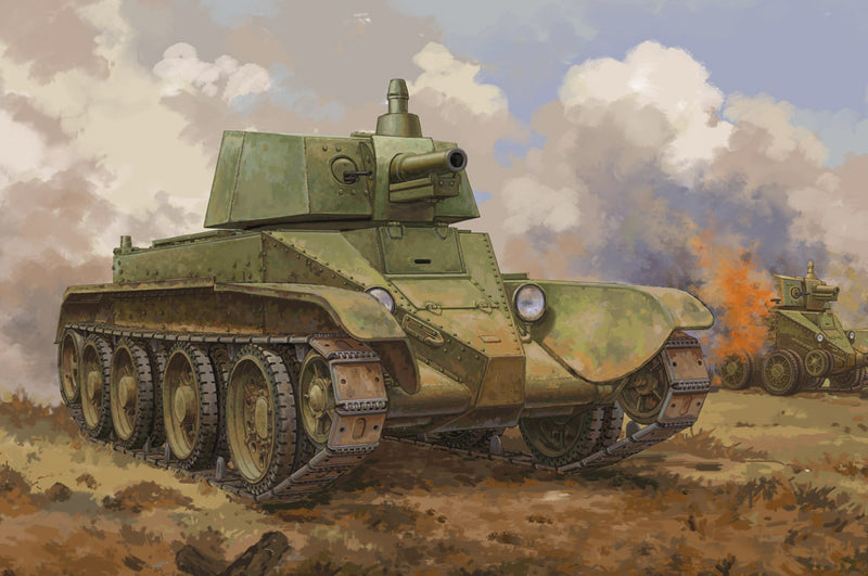 HB84517 HobbyBoss 1/35 Soviet D-38 Tank Plastic Model Kit [84517]