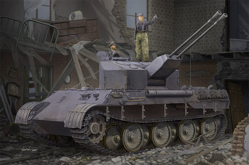 HB84535 HobbyBoss 1/35 German Flakpanzer V Ausf.A Plastic Model Kit [84535]