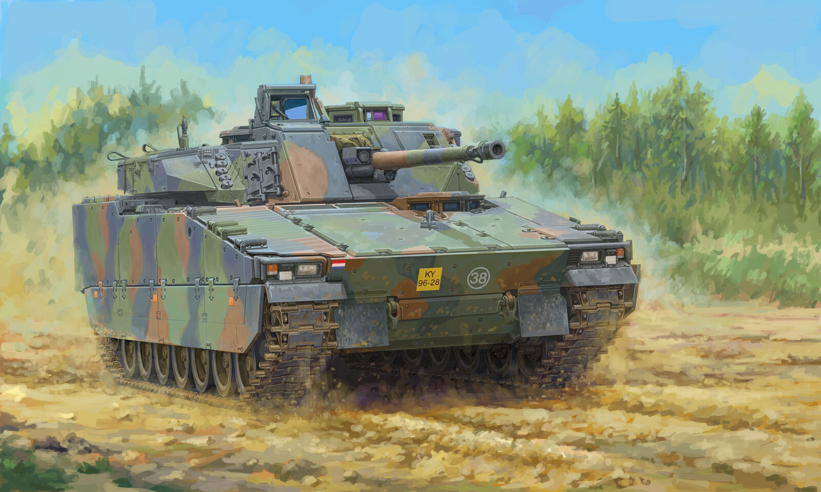HobbyBoss 1/35 CV90-35NL IFV Plastic Model Kit