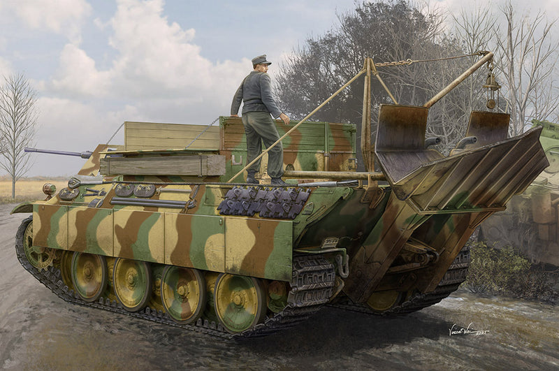 HB84553 HobbyBoss 1/35 German Sd.Kfz.179 Bergepanther Ausf.G Plastic Model Kit [84553]