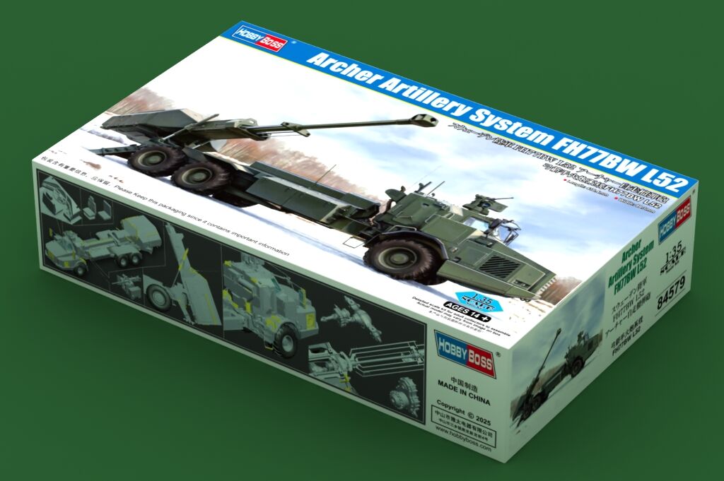 HobbyBoss 1/35 Archer Artillery System FH77BW L52 Plastic Model Kits [84579]