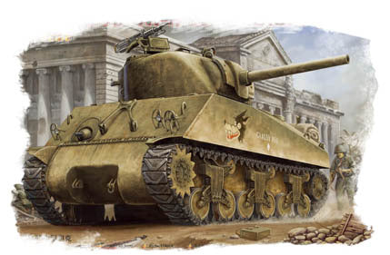 HB84803 HobbyBoss 1/48 M4A3 TANK Plastic Model Kit [84803]