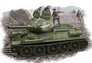 HB84807 HobbyBoss 1/48 Russian T-34/85 (1944 flattened turret) tank Plastic Model Kit [84807] HobbyBoss