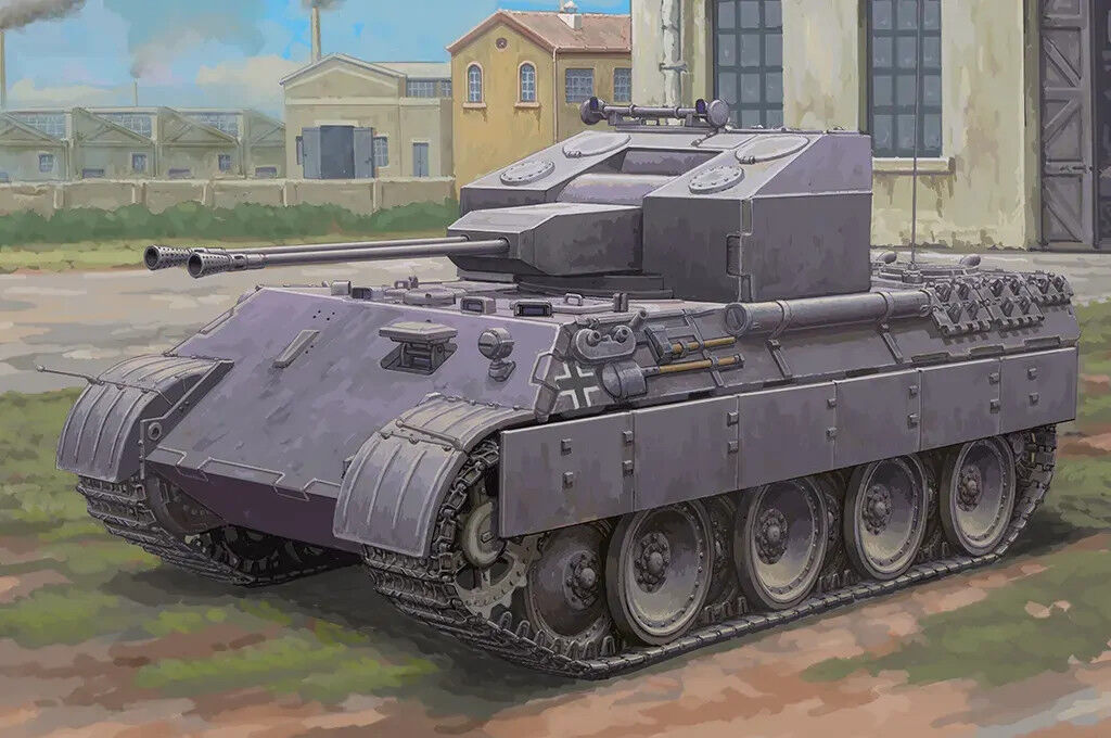 HobbyBoss 1/48 German Flakpanzer V Ausf.A Plastic Model Kit