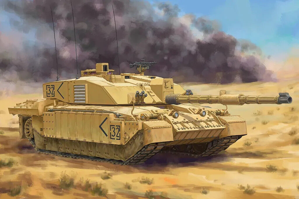 HobbyBoss 1/48 British Challenger II (OP.Telic) Iraq 2003 Plastic Model Kit