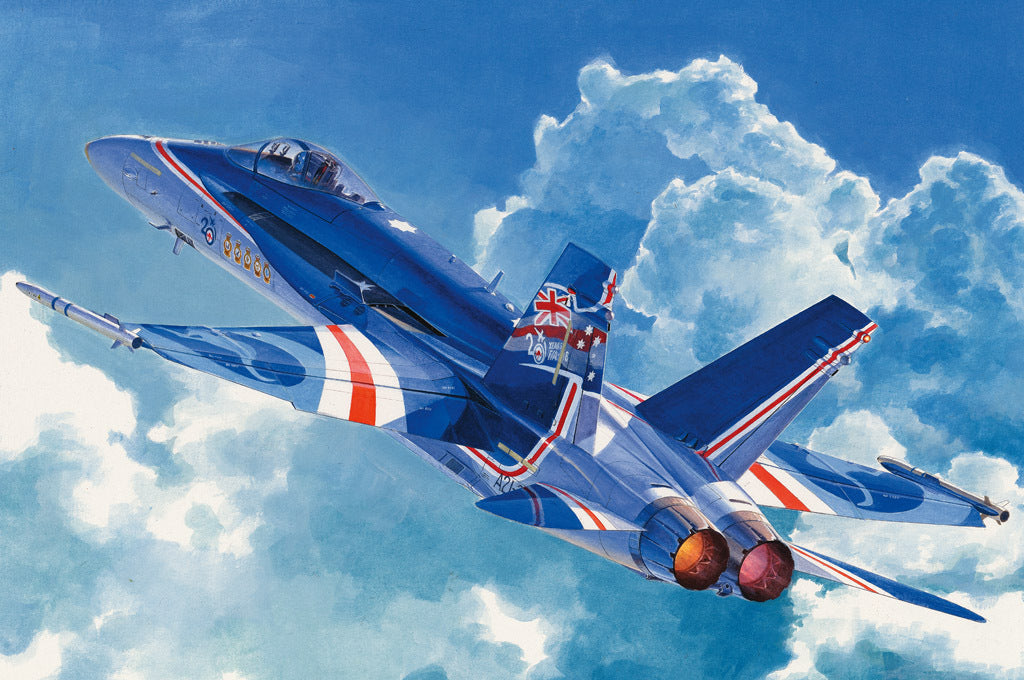 HB85809 HobbyBoss 1/48 RAAF F/A-18C Plastic Model Kit [85809]*Aus Decal* HobbyBoss