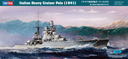 HB86502 HobbyBoss 1/350 Italian Heavy Cruiser Pola (1941) Plastic Model Kit [86502] HobbyBoss