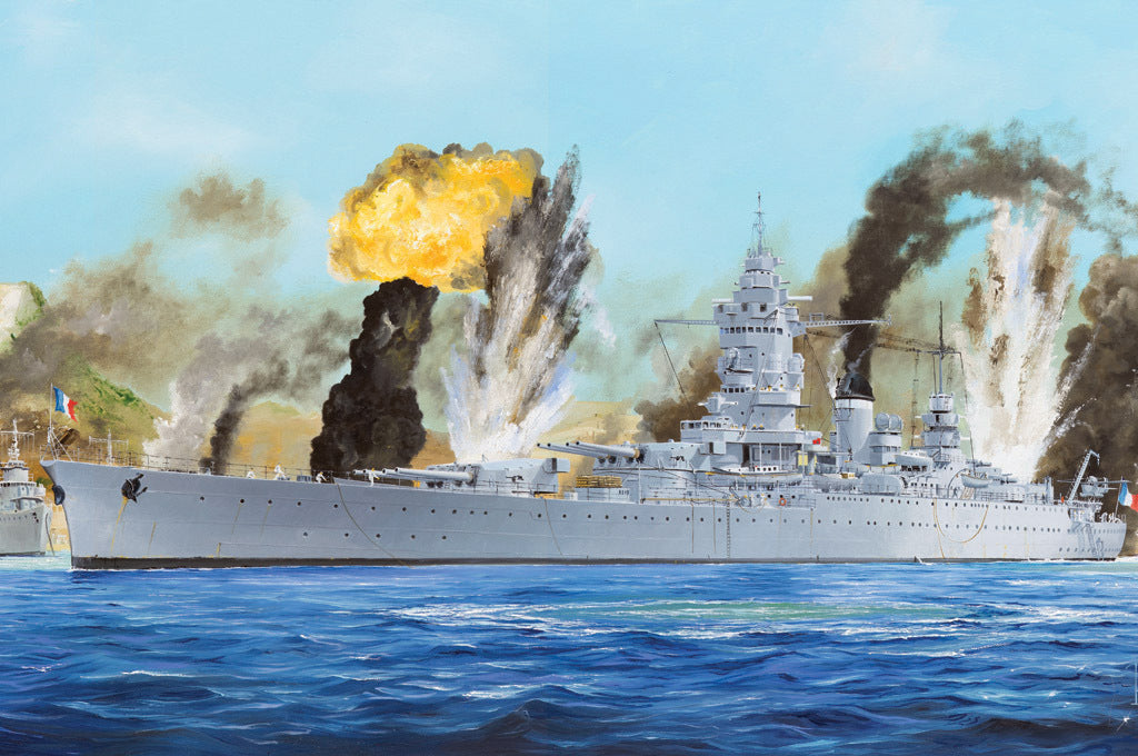 HB86506 HobbyBoss 1/350 French Navy Dunkerque Battleship Plastic Model Kit [86506] HobbyBoss