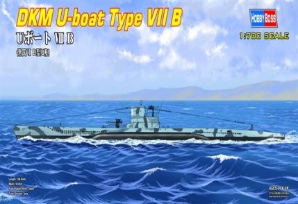 HB87008 HobbyBoss 1/700 DKM U-boat Type ? B Plastic Model Kit [87008]