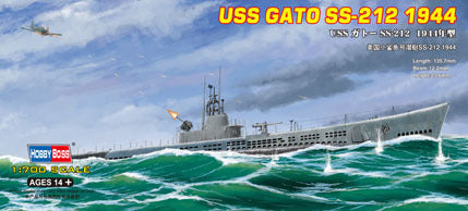 HB87013 HobbyBoss 1/700 GATO SS-212 1944 Plastic Model Kit [87013]