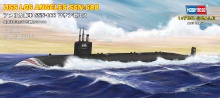 HB87014 HobbyBoss 1/700 Los Angeles submarine SSN-688 Plastic Model Kit [87014]