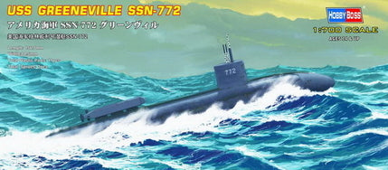 HB87016 HobbyBoss 1/700 Greeneville submarine SSN-772 Plastic Model Kit [87016]