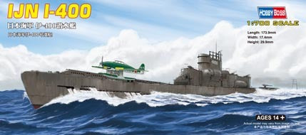 HB87017 HobbyBoss 1/700 I-400 class Submarine Plastic Model Kit [87017]