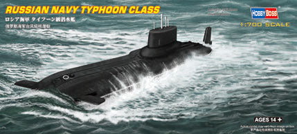 HB87019 HobbyBoss 1/700 Russian Navy Typhoon class Submarine Plastic Model Kit [87019] HobbyBoss