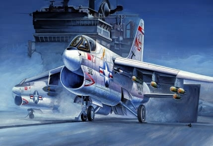HB87201 HobbyBoss 1/72 A-7A CORSAIR II Plastic Model Kit [87201] HobbyBoss