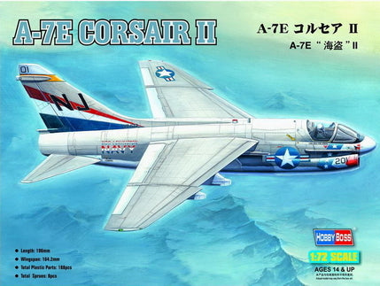 HB87204 HobbyBoss 1/72 A-7E Corsair II Plastic Model Kit [87204] HobbyBoss