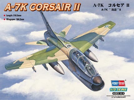 HB87212 HobbyBoss 1/72 A-7k CORSAIR II Plastic Model Kit [87212] HobbyBoss