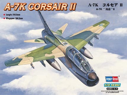 HB87212 HobbyBoss 1/72 A-7k CORSAIR II Plastic Model Kit [87212]