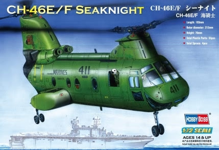 HB87223 HobbyBoss 1/72 CH-46F "sea knight" Plastic Model Kit [87223]