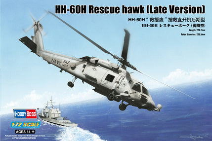 HB87233 HobbyBoss 1/72 HH-60H Rescue hawk (Late Version) Plastic Model Kit [87233] HobbyBoss