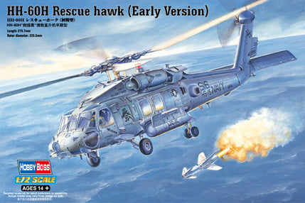 HB87234 HobbyBoss 1/72 HH-60H Rescue hawk (Early Version) Plastic Model Kit [87234] HobbyBoss