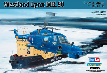 HB87240 HobbyBoss 1/72 Westland Lynx MK.90 Plastic Model Kit [87240] HobbyBoss
