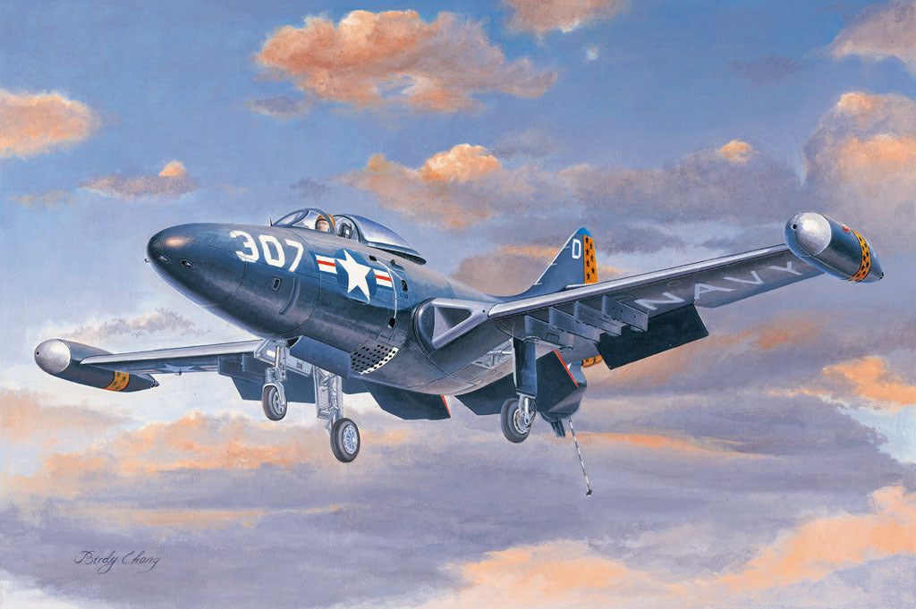 HB87248 HobbyBoss 1/72 F9F-2 Panther Plastic Model Kit [87248] HobbyBoss