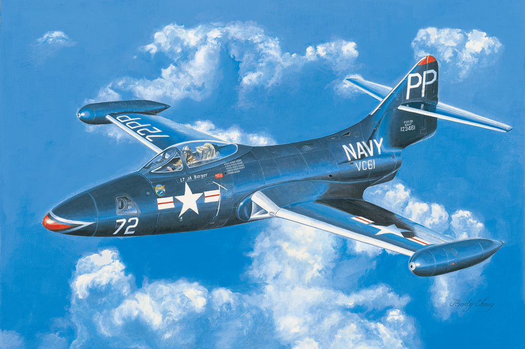 HB87249 HobbyBoss 1/72 F9F-2P Panther Plastic Model Kit [87249] HobbyBoss