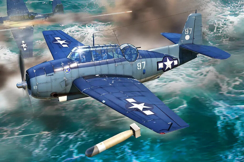 HobbyBoss 1/72 TBF-1C Avenger Plastic Model Kit