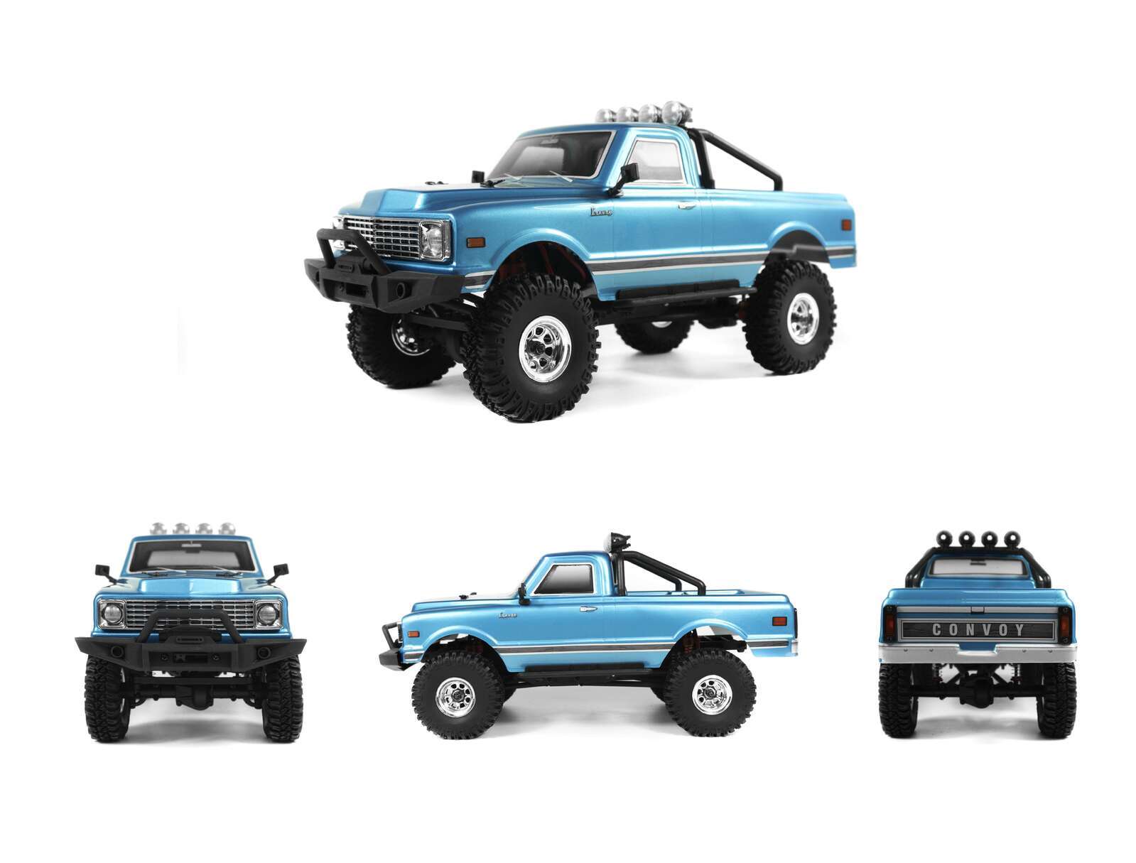 HBP18-240143 Hobby Plus 1/18 Convoy RTR Scale Crawler (Light Blue) Hobby Plus