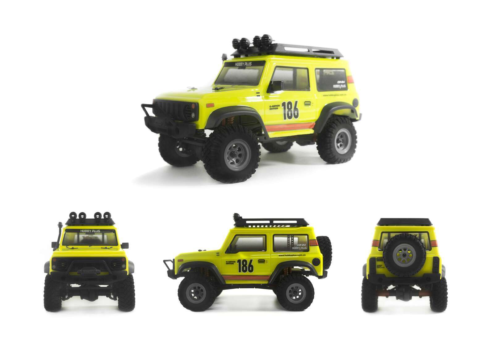 HBP24-240127 Hobby Plus 1/24 G-Armour RTR Scale Crawler (Yellow) Hobby Plus