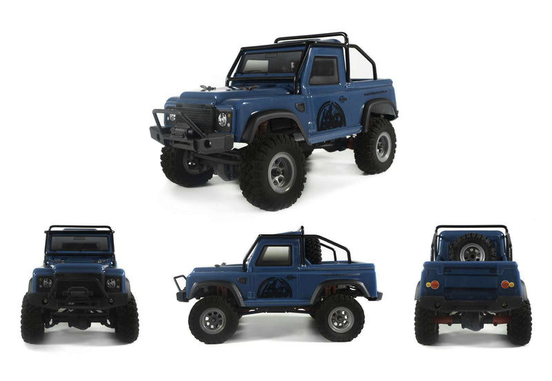 HBP24-240130 Hobby Plus 1/24 Defender RTR Scale Crawler (Dark Blue)