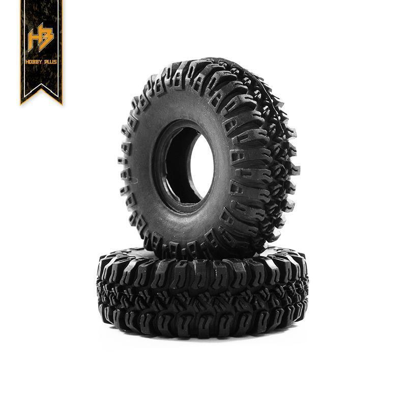 HBP240054 Hobby Plus CR-18 1.0 GRABBER M/T Tire (4pcs) Hobby Plus