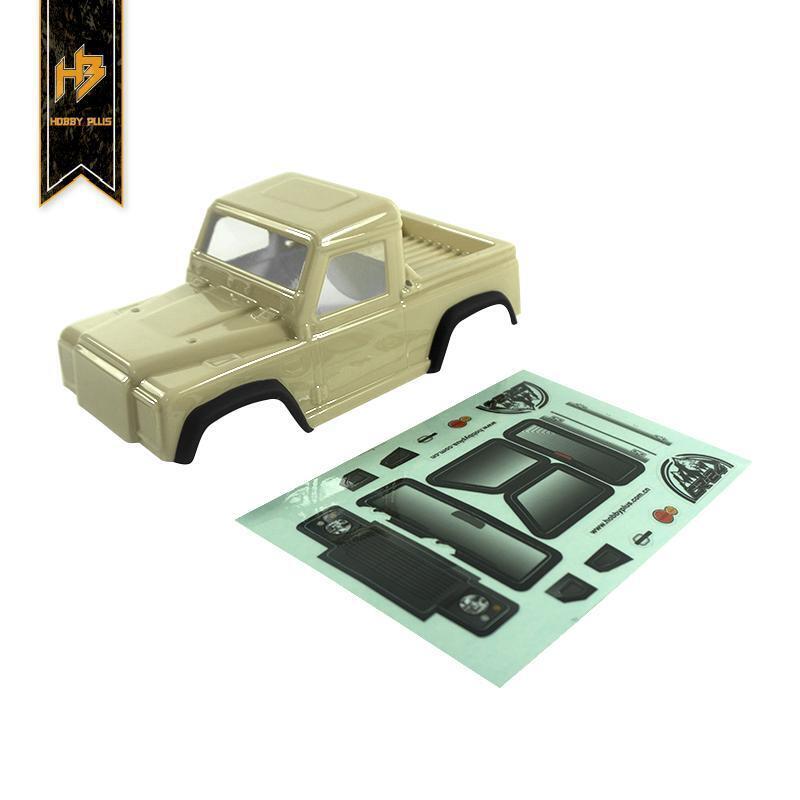 HBP240131 Hobby Plus Defender Lexan Body Painted Mustard Hobby Plus