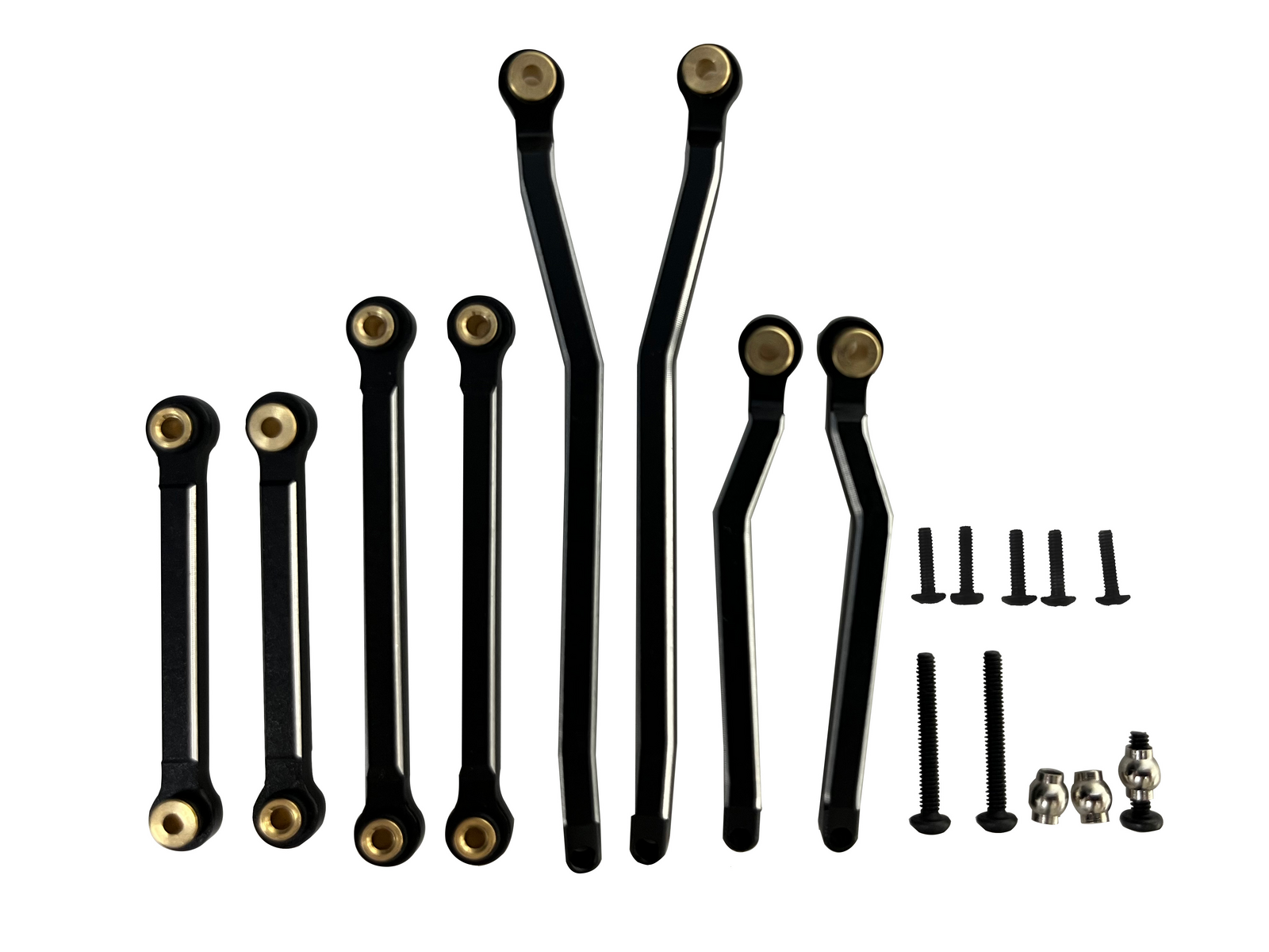 HBP240349 HobbyPlus Aluminum High Clearance Link (Black) Hobby Plus