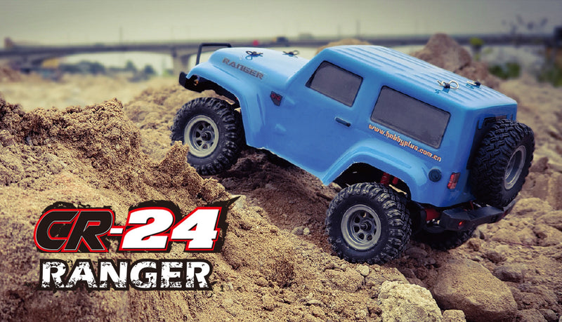 HBP2410010-BL HobbyPlus 1/24 CR24 Ranger Micro Crawler RTR (Blue)