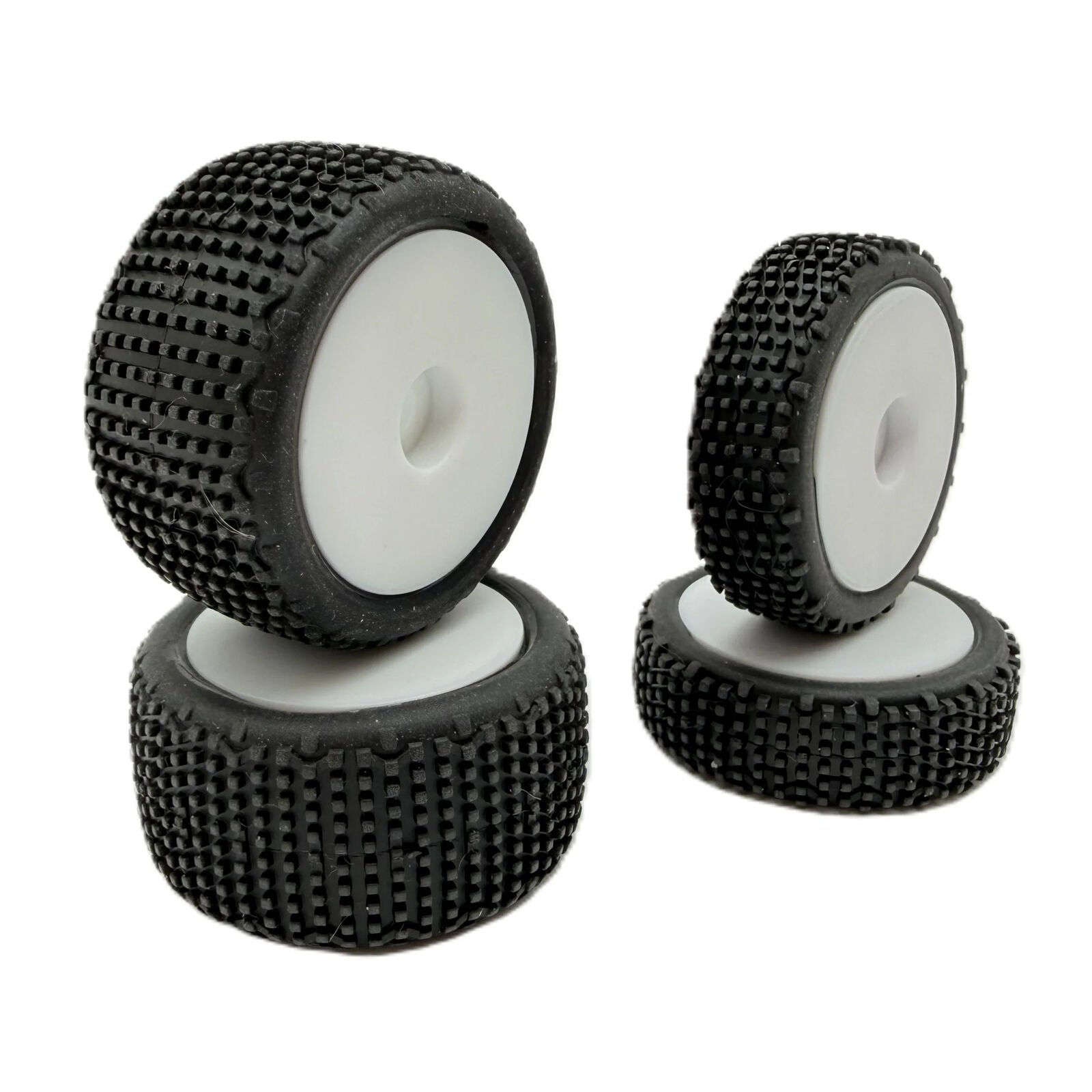 HobbyPlus HBP V-Blox Tire Set (White) (Speck-B)
